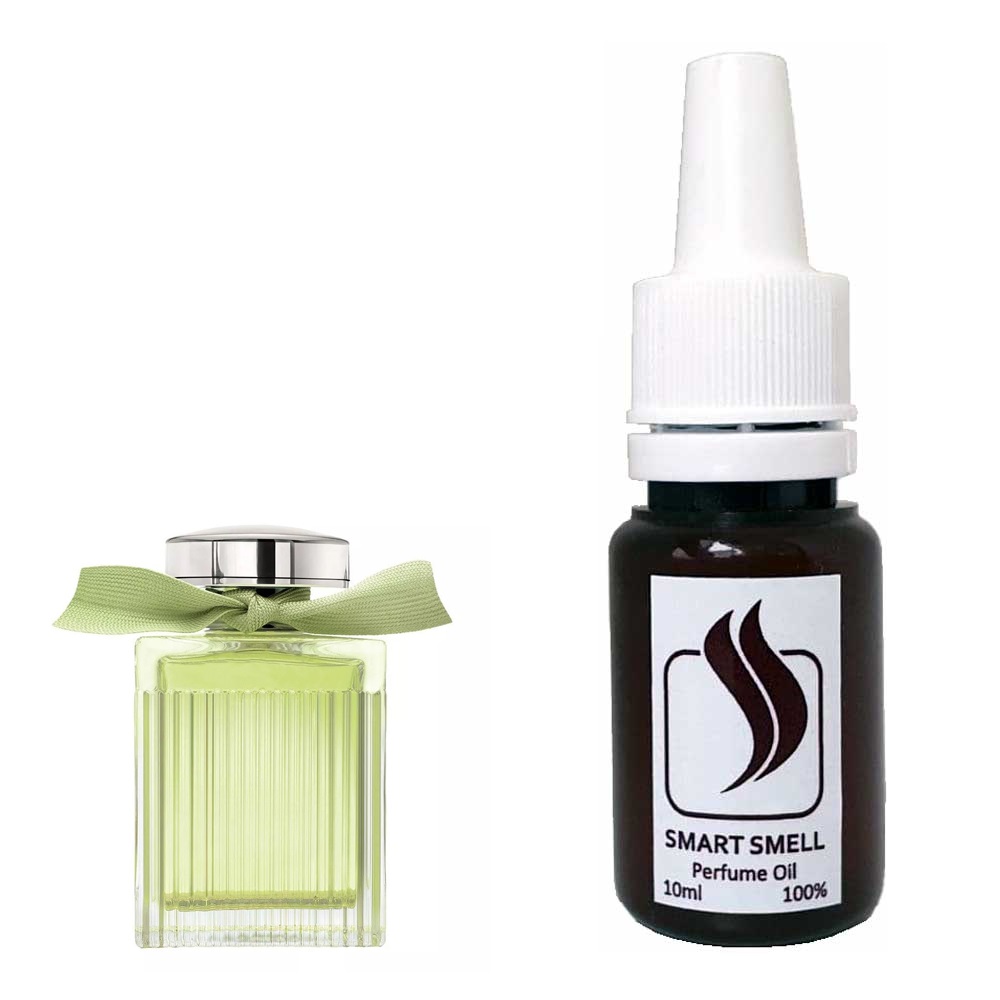 Парфюмерная отдушка 10 мл c аналогом Chloe, L'Eau de Chloe. Товар на фото справа, слева – пример оригинального флакона.