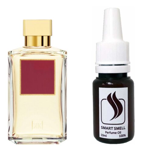 Парфюмерная отдушка 10 мл c аналогом Maison Francis Kurkdjian, Baccarat Rouge 540. Товар на фото справа, слева – пример оригинального флакона.