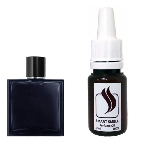 Парфумерна віддушка 10 мл з аналогом Chanel, Bleu de Chanel. Товар на фото праворуч, ліворуч - приклад орігінального флакону.