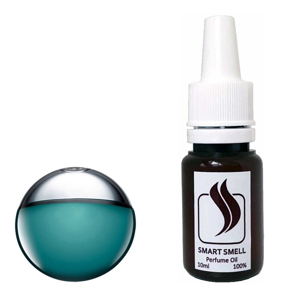 Парфумерна віддушка 10 мл з аналогом Bvlgari, Aqva pour Homme. Товар на фото праворуч, ліворуч - приклад орігінального флакону.