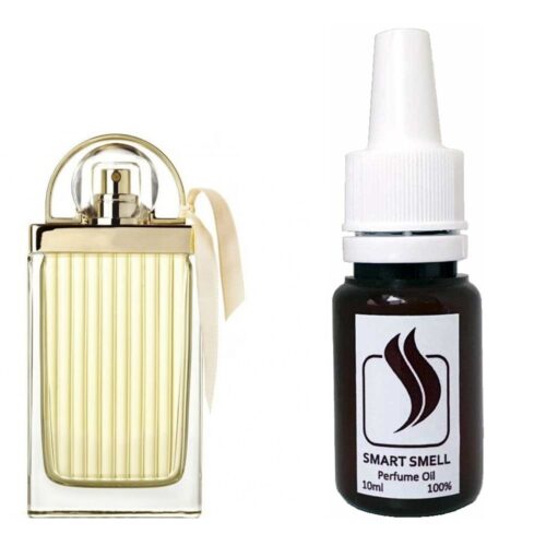 Парфюмерная отдушка 10 мл c аналогом Chloe, Love Story. Товар на фото справа, слева – пример оригинального флакона.