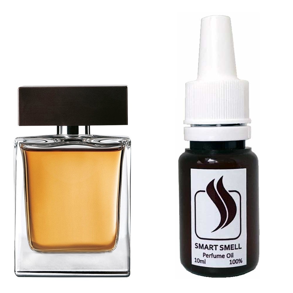 Парфюмерная отдушка 10 мл c аналогом Dolce&Gabbana, The One for Men. Товар на фото справа, слева – пример оригинального флакона.