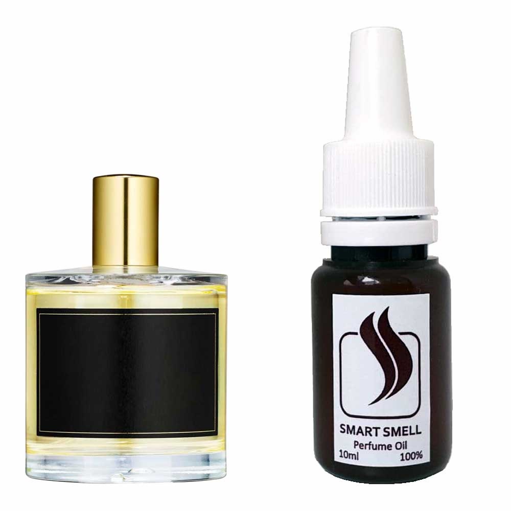 Парфумерна віддушка 10 мл з аналогом Zarkoperfume, Molecule №8. Товар на фото праворуч, ліворуч - приклад орігінального флакону.