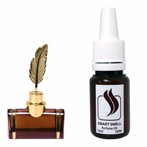 Парфюмерная отдушка 10 мл c аналогом Arabian Oud, Resala. Товар на фото справа, слева – пример оригинального флакона.