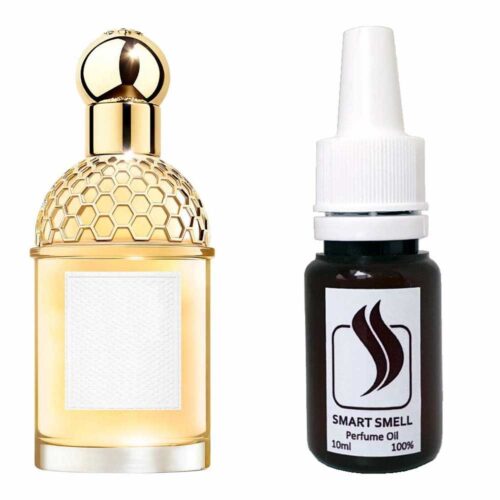 Парфюмерная отдушка 10 мл c аналогом Guerlain, Aqua Allegoria Mandarine Basilic. Товар на фото справа, слева – пример оригинального флакона.