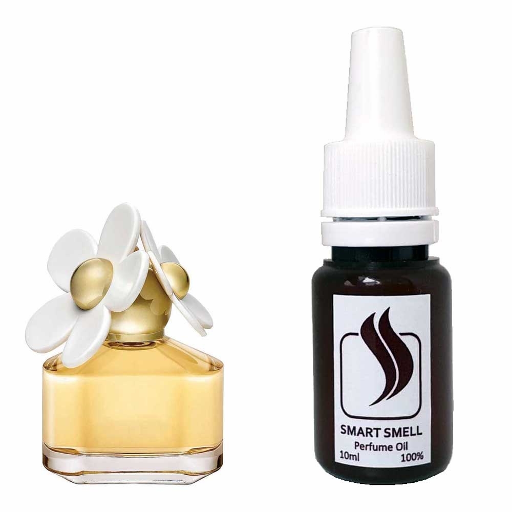 Парфумерна віддушка 10 мл з аналогом Marc Jacobs, Daisy. Товар на фото праворуч, ліворуч - приклад орігінального флакону.