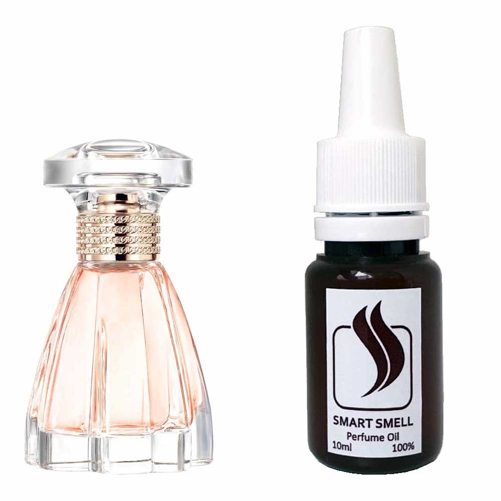 Парфумерна віддушка 10 мл з аналогом Lanvin, Modern Princess. Товар на фото праворуч, ліворуч - приклад орігінального флакону.