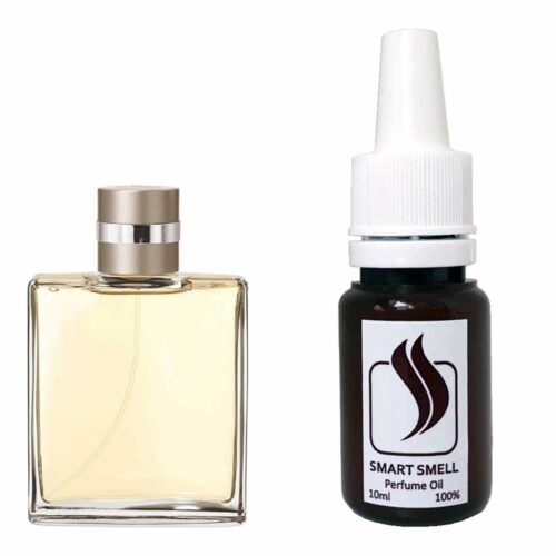 Парфумерна віддушка 10 мл з аналогом Chanel, Allure Homme. Товар на фото праворуч, ліворуч - приклад орігінального флакону.