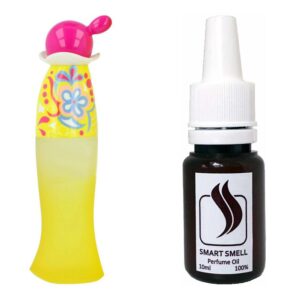 Парфюмерная отдушка 10 мл c аналогом Moschino, Cheap and Chic Hippy Fizz. Товар на фото справа, слева - пример оригинального флакона.