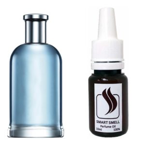 Парфюмерная отдушка 10 мл c аналогом Boss Bottled Tonic, Hugo Boss. Товар на фото справа, слева - пример оригинального флакона.