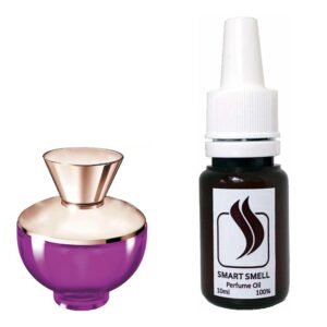 Парфюмерная отдушка 10 мл c аналогом Versace, Versace Pour Femme Dylan Purple. Товар на фото справа, слева - пример оригинального флакона.