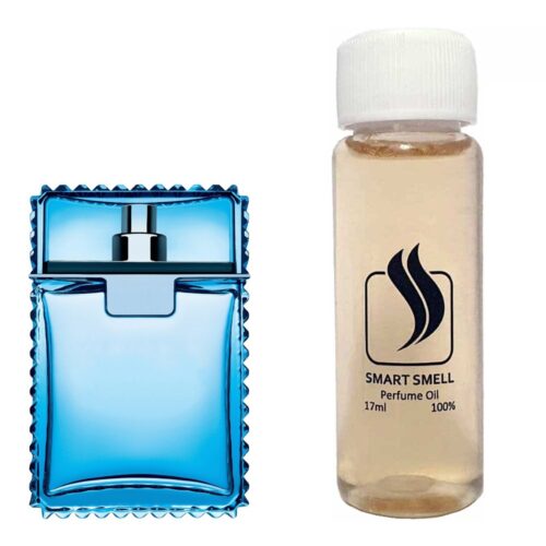 Парфюмерный концентрат 17 мл c аналогом Versace, Versace Man Eau Fraiche. Товар на фото справа, слева – пример оригинального флакона.