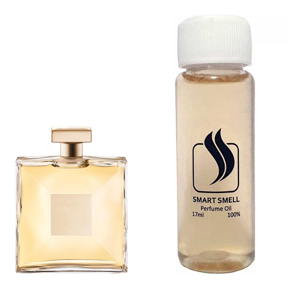 Парфумерний концентрат 17 мл з аналогом Chanel, Gabrielle. Товар на фото праворуч, ліворуч - приклад орігінального флакону.