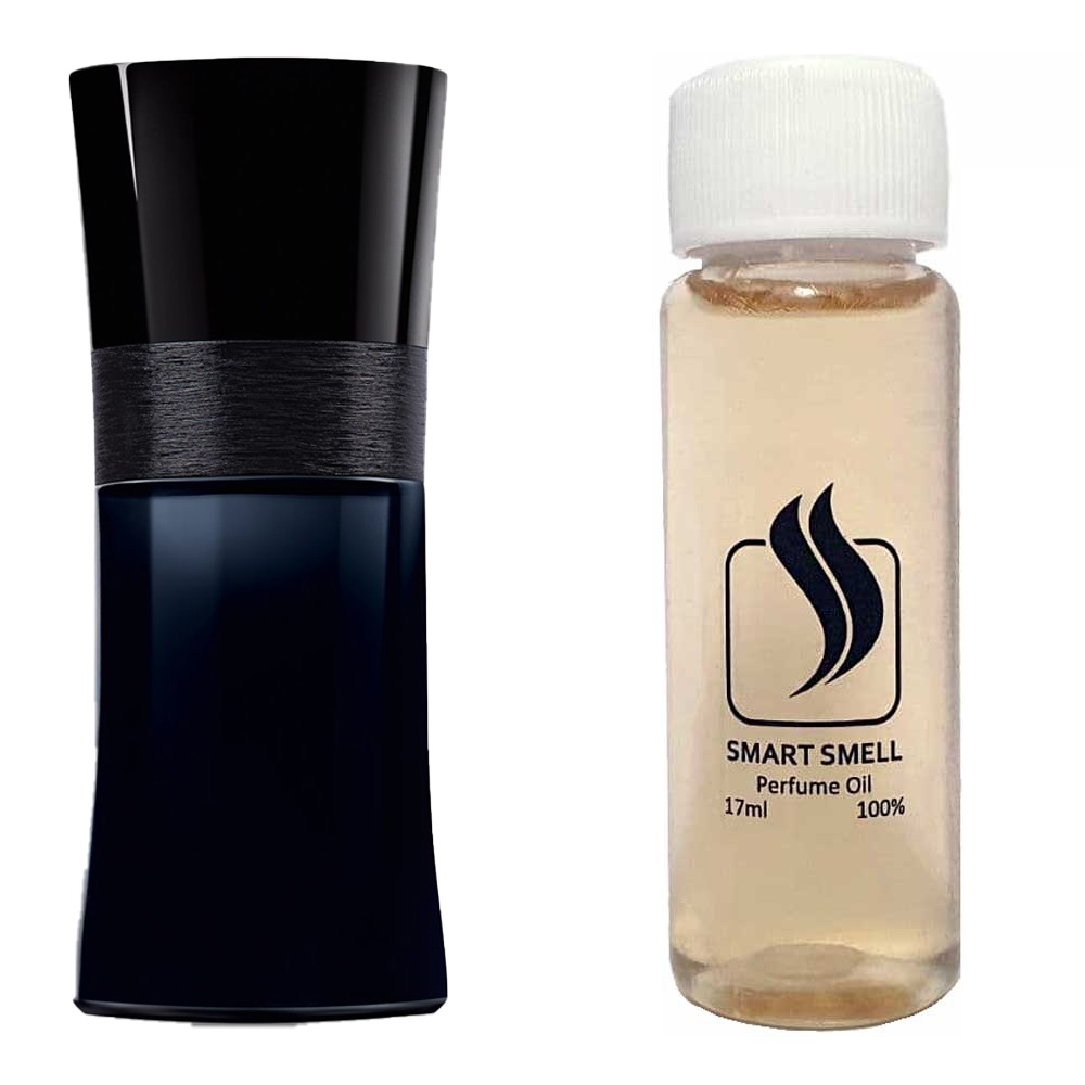 Парфумерний концентрат 17 мл з аналогом Giorgio Armani, Armani Code. Товар на фото праворуч, ліворуч - приклад орігінального флакону.