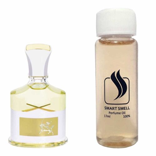 Парфумерний концентрат 17 мл з аналогом Creed, Aventus for Her. Товар на фото праворуч, ліворуч - приклад орігінального флакону.