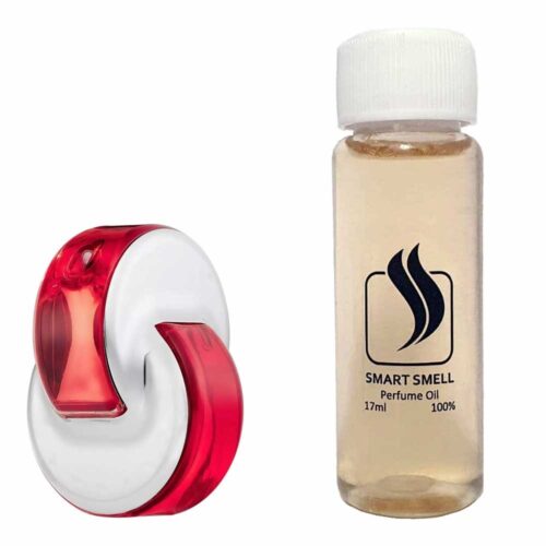 Парфюмерный концентрат 17 мл c аналогом Bvlgari, Omnia Coral. Товар на фото справа, слева – пример оригинального флакона.