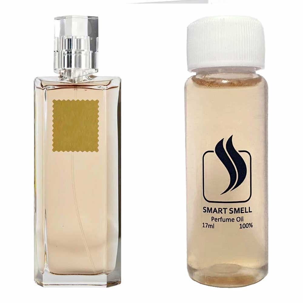 Парфюмерный концентрат 17 мл c аналогом Givenchy, Hot Couture. Товар на фото справа, слева – пример оригинального флакона.