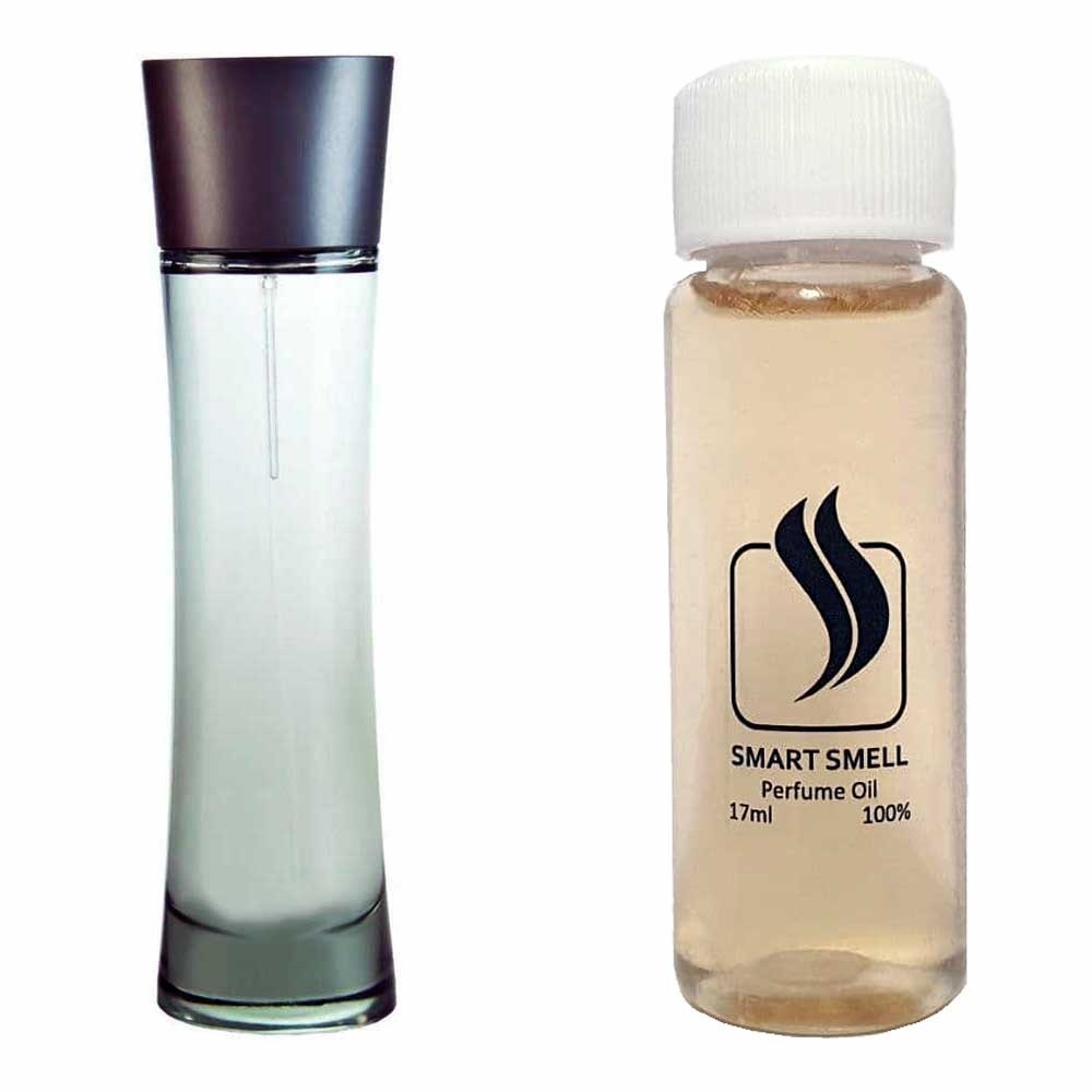 Парфумерний концентрат 17 мл з аналогом Giorgio Armani, Armani Mania for Men. Товар на фото праворуч, ліворуч - приклад орігінального флакону.