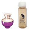 Парфюмерный концентрат 17 мл c аналогом Versace, Versace Pour Femme Dylan Purple. Товар на фото справа, слева - пример оригинального флакона.