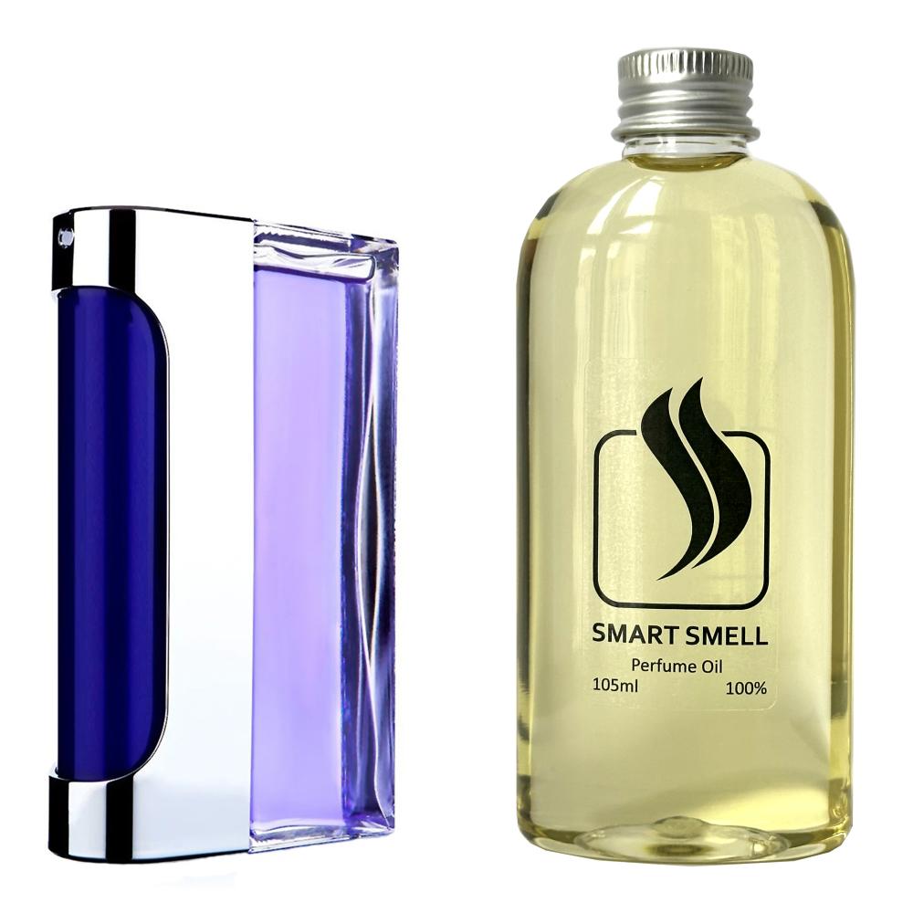 Парфюмерный концентрат 105 мл c аналогом Paco Rabanne, Ultraviolet Man. Товар на фото справа, слева – пример оригинального флакона.