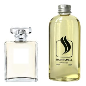 Парфумерний концентрат 105 мл з аналогом Chanel, Chanel №5 L'Eau. Товар на фото праворуч, ліворуч - приклад орігінального флакону.