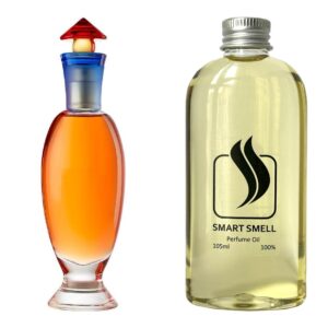 Парфумерний концентрат 105 мл з аналогом Rochas, Tocade. Товар на фото праворуч, ліворуч - приклад орігінального флакону.