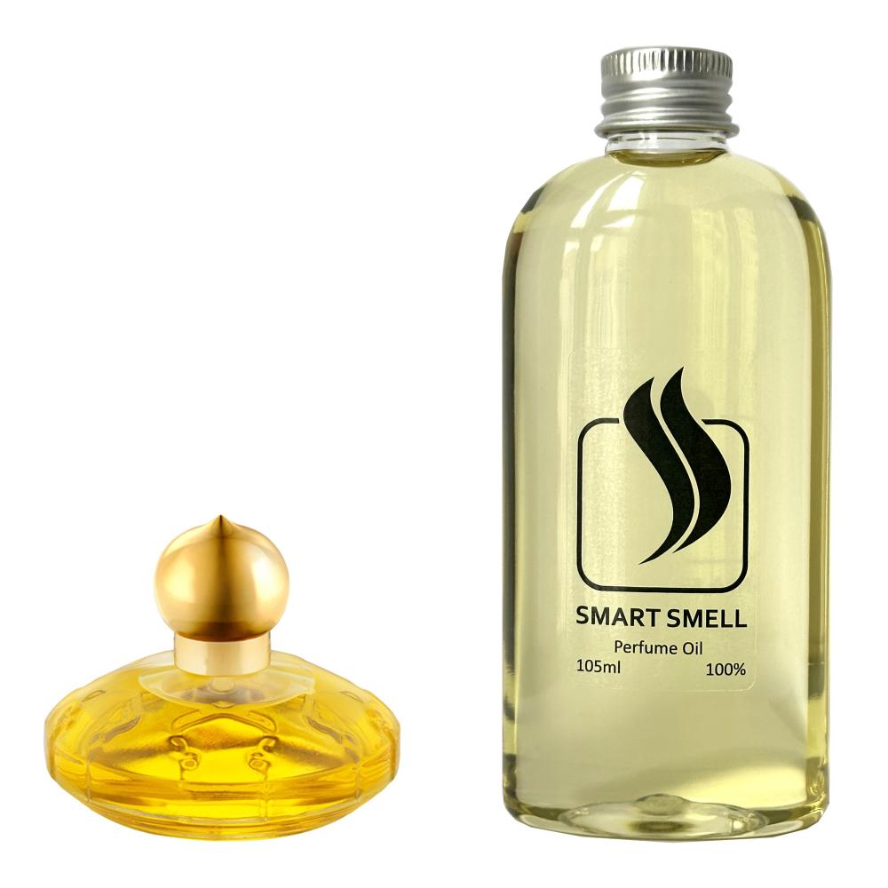 Парфюмерный концентрат 105 мл c аналогом Chopard, Casmir. Товар на фото справа, слева – пример оригинального флакона.