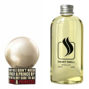 Парфюмерный концентрат 105 мл c аналогом Kilian, Princess Rose de Mai. Товар на фото справа, слева – пример оригинального флакона.