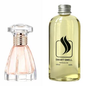 Парфюмерный концентрат 105 мл c аналогом Lanvin, Modern Princess. Товар на фото справа, слева – пример оригинального флакона.