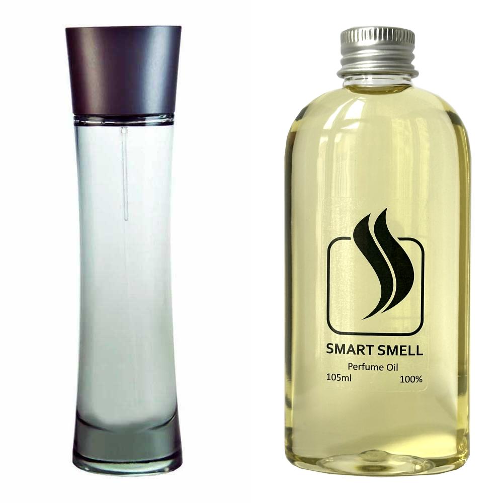 Парфумерний концентрат 105 мл з аналогом Giorgio Armani, Armani Mania for Men. Товар на фото праворуч, ліворуч - приклад орігінального флакону.