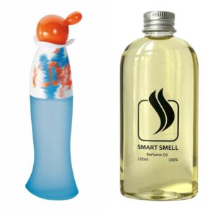 Парфюмерный концентрат 105 мл c аналогом Moschino, Cheap & Chic I Love Love. Товар на фото справа, слева – пример оригинального флакона.