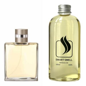 Парфумерний концентрат 105 мл з аналогом Chanel, Allure Homme. Товар на фото праворуч, ліворуч - приклад орігінального флакону.