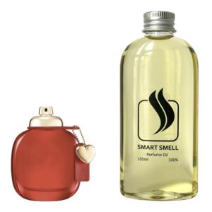 Парфюмерный концентрат 105 мл c аналогом Coach, Coach Love Eau de Parfum. Товар на фото справа, слева - пример оригинального флакона.
