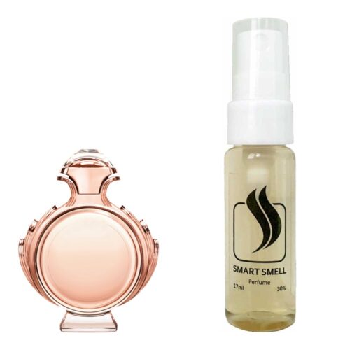 Тестер духів 17 мл з аналогом Paco Rabanne, Olympea. Товар на фото праворуч, ліворуч - приклад орігінального флакону.