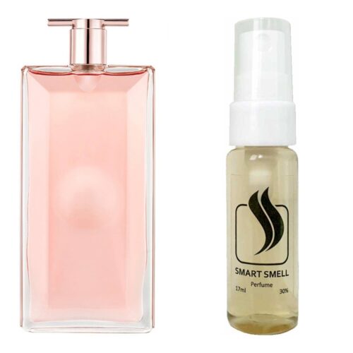 Тестер духів 17 мл з аналогом Lancome, Idole. Товар на фото праворуч, ліворуч - приклад орігінального флакону.