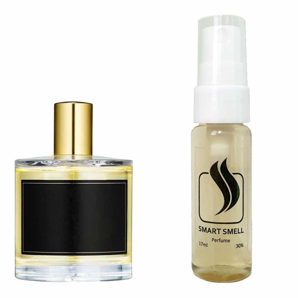 Тестер духов 17 мл c аналогом Zarkoperfume, Molecule №8. Товар на фото справа, слева – пример оригинального флакона.