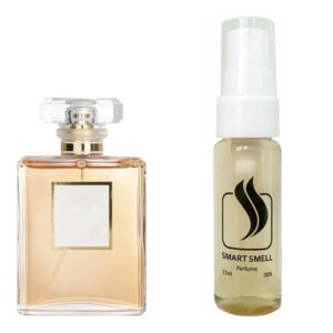 Тестер духів 17 мл з аналогом Coco Mademoiselle Intense, Chanel. Товар на фото праворуч, ліворуч - приклад орігінального флакону.