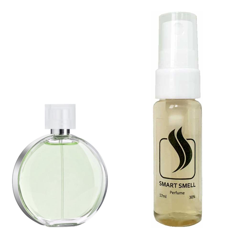Тестер духів 17 мл з аналогом Chanel, Chance Eau Fraiche. Товар на фото праворуч, ліворуч - приклад орігінального флакону.