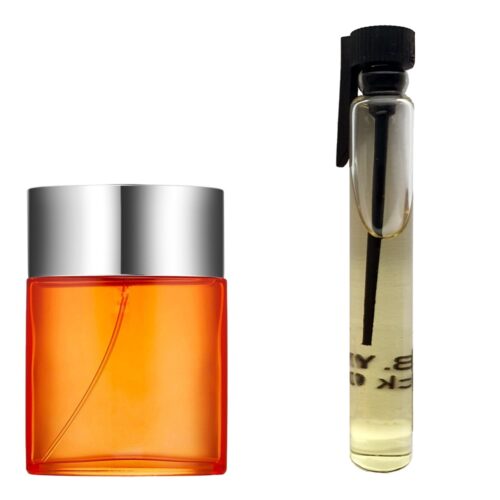 Пробник духов 3 мл c аналогом Clinique, Happy for Men. Товар на фото справа, слева – пример оригинального флакона.