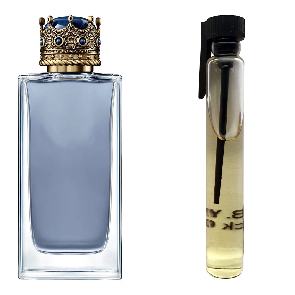 Пробник духів 3 мл з аналогом Dolce&Gabbana, K by Dolce&Gabbana. Товар на фото праворуч, ліворуч - приклад орігінального флакону.