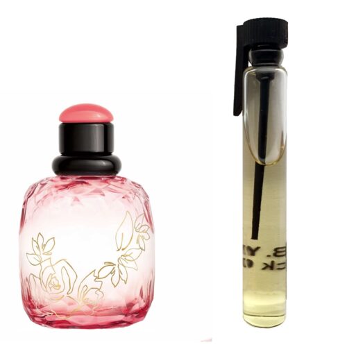 Пробник духов 3 мл c аналогом Yves Saint Laurent, Paris Premieres Roses 2014. Товар на фото справа, слева – пример оригинального флакона.