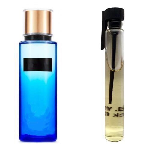 Пробник духов 3 мл c аналогом Victoria's Secret, Rush. Товар на фото справа, слева – пример оригинального флакона.