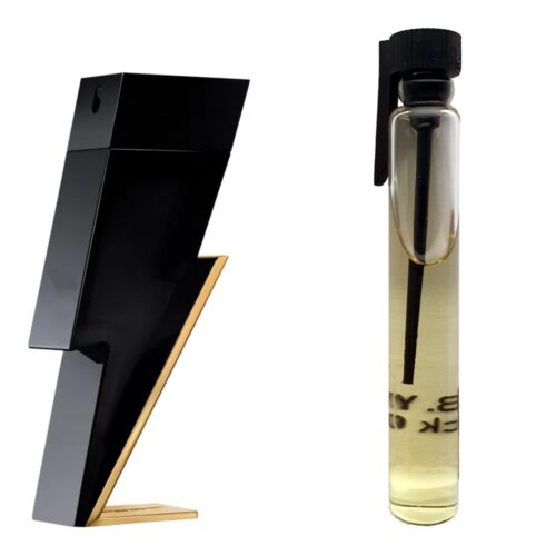 Пробник духів 3 мл з аналогом Carolina Herrera, Bad Boy. Товар на фото праворуч, ліворуч - приклад орігінального флакону.