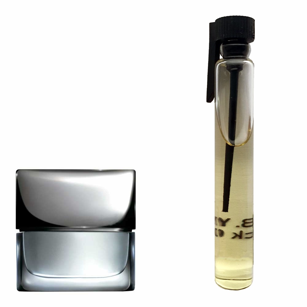 Пробник духів 3 мл з аналогом Calvin Klein, Reveal Men. Товар на фото праворуч, ліворуч - приклад орігінального флакону.