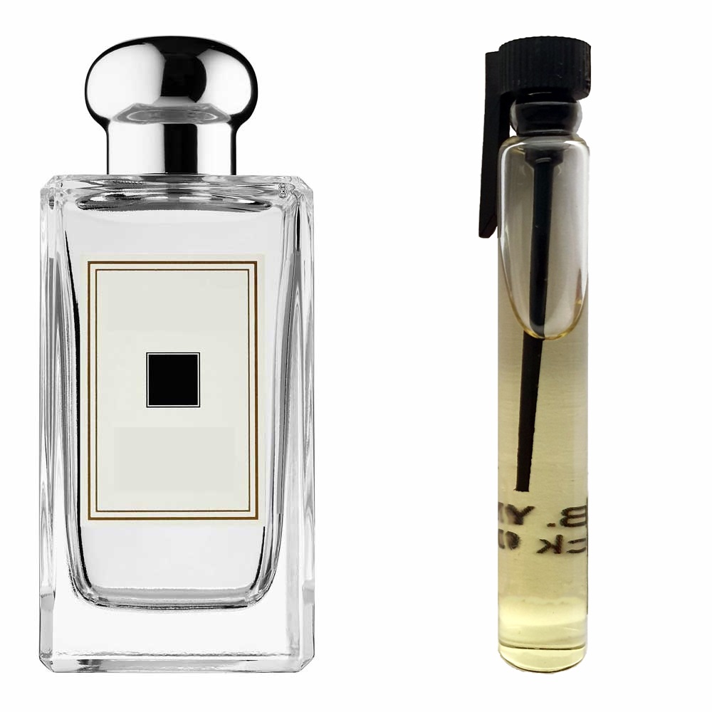 Пробник духів 3 мл з аналогом Jo Malone, Mimosa & Cardamom. Товар на фото праворуч, ліворуч - приклад орігінального флакону.