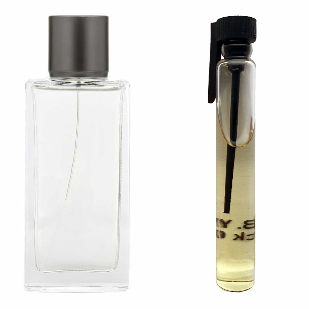 Пробник духів 3 мл з аналогом Abercrombie & Fitch, Fierce Confidence. Товар на фото праворуч, ліворуч - приклад орігінального флакону.