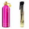 Пробник духів 3 мл з аналогом Montale, Roses Musk. Товар на фото праворуч, ліворуч - приклад орігінального флакону.