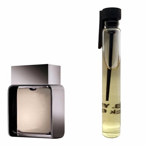 Пробник духов 3 мл c аналогом Calvin Klein, Euphoria Men. Товар на фото справа, слева – пример оригинального флакона.