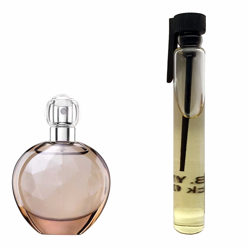 Пробник духів 3 мл з аналогом Jennifer Lopez, Still. Товар на фото праворуч, ліворуч - приклад орігінального флакону.