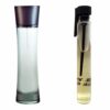 Пробник духов 3 мл c аналогом Giorgio Armani, Armani Mania for Men. Товар на фото справа, слева – пример оригинального флакона.